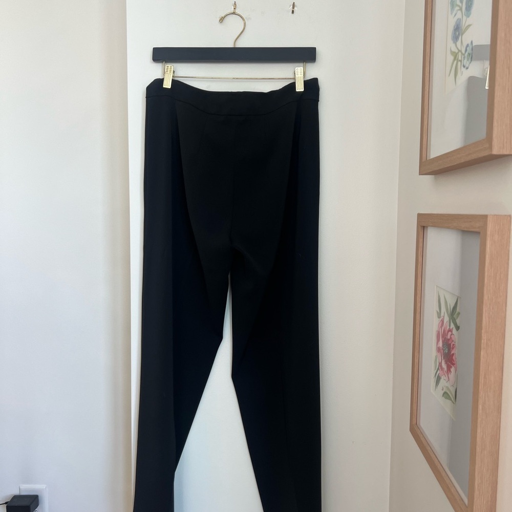 Avenue Montaigne Black Flowy Pants
